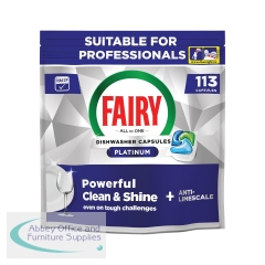 Fairy Professional Platinum AIO Dishwasher Capsules x113 Capsules (Pack of 2) PGP261