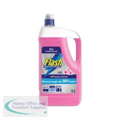 Flash Professional All Purpose Cleaner Liquid Cherry Blossom 5 Litres (Pack of 2) C008645
