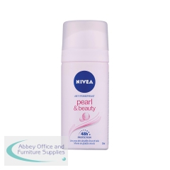 Nivea Pearl and Beauty Anti-Perspirant Mini Spray Pearl Extract/Avocado Oil 35ml (Pack of 8) C006448