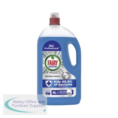 Fairy Professional Antibacterial Washing Up Liquid 4 Litre (Pack of 2) PGP224