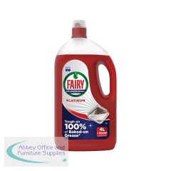 Fairy Professional Washing Up Liquid Platinum 4 Litres (Pack of 2) C008992