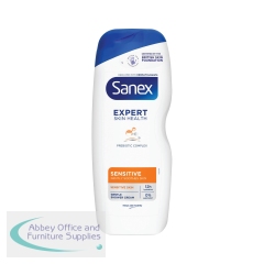 Sanex Shower Gel/Cream Dermo Sensitive Microbiome 570ml (Pack of 12) C004550