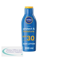 Nivea Sun Protect and Moisture Sun Cream Lotion SPF 30 200ml 707929
