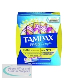Tampax Compak Pearl Regular Applicator Tampons Boxed x16 (Pack of 4) C006298