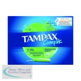 Tampax Compak Super Applicator Tampons Boxed x18 (Pack of 6) 57764