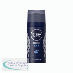 Nivea Men 72H Cool Kick Anti-Perspirant Spray Mini 35ml (Pack of 8) C006162