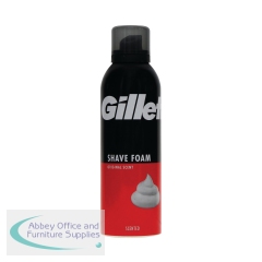 Gillette Shaving Foam Regular 200ml (Pack of 6) TOGIL349A