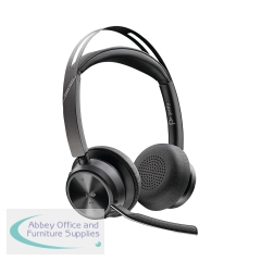 Poly Voyager Focus 2 Microsoft Teams Certified USB-C-C Headset +USB-C/A Adapter 9T9J4AA#AC3