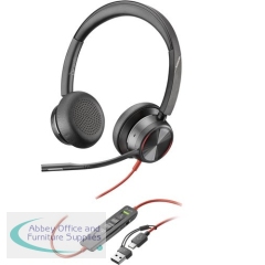 Poly Blackwire 8225 Stereo UC USB-C/A Headset 8X223AA