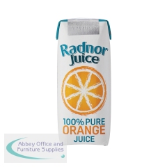 Radnor Juice Pure Orange Juice Tetra Pack 125ml (Pack of 60) T-RJ12STOR/60