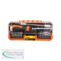 Rolson 43 Piece Ratchet Screwdriver and Bit Set (Pack of 4) 28427