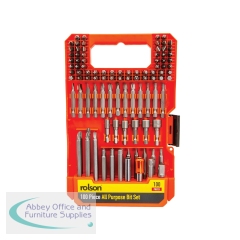 Rolson 100 Piece All Purpose Bit Set (Pack of 6) 30249