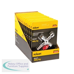 Rolson Universal Utility Key (Pack of 12) 35976
