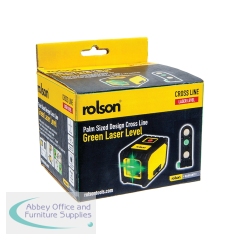 Rolson Cross Line Green Laser Level (Pack of 12) 50550