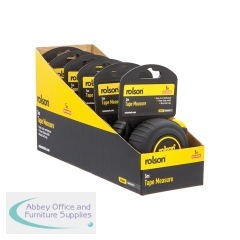 Rolson Tape Measure 5m (Pack of 6) 50565