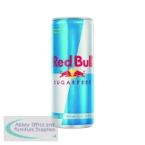 Red Bull Energy Sugar Free Can 250ml (Pack of 24) RB2826