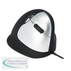 R-GO HE Ergonomic Vertical Wired Mouse Large Right Hand RGOHELA