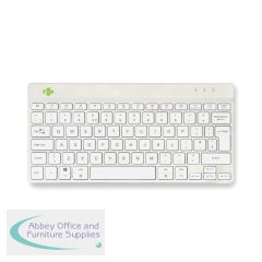R-Go Compact Break Keyboard Wireless White UK QWERTY RGOCOUKWLWH