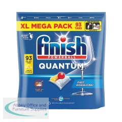 Finish Quantum AIO Dishwasher Tablets Lemon Sparkle (Pack of 93) 3312015
