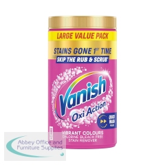 Vanish Oxi Action Powder Pink Tub 1.5kg (Pack of 6) GB-A14