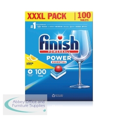 Finish Power Essential Dishwasher Tabs Lemon x100 Tabs (Pack of 4) 3260933/CASE