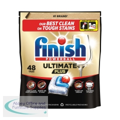 Finish Ultimate Plus Dishwasher Tablets 48 Tablets Fresh (Pack of 6) GB-ADK