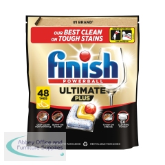 Finish Ultimate Plus Dishwasher Tablets 48 Tablets Lemon (Pack of 6) GB-ADS