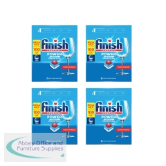 Finish Power Essential Dishwasher Tablets x100 (Pack of 4) 3333585CASE