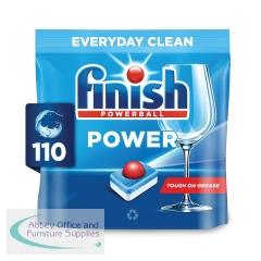 Finish Power AIO Dishwasher Tablets Regular Fresh (Pack of 110) 3281782