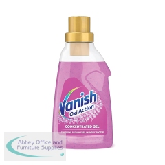 Vanish Gold Pink Gel Laundry Stain Remover 750ml (Pack of 6) 3318741