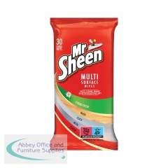 Mr Sheen Multi Surface Wipes Spring Fresh x30 Wipes (Pack of 10) 331577