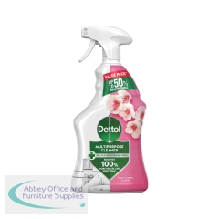 Dettol Multipurpose Cleaner Spray Cherry Bloom 1 Litre (Pack of 6) 3350228