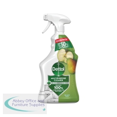 Dettol Multipurpose Cleaner Spray Orchard Fresh 1 Litre (Pack of 6) 3350713