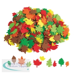 Autumn Leaves Foam Shapes Assorted (Pack of 500) AR02300