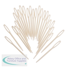 Childrens Plastic Sewing Needles (Pack of 25) NEEDLES