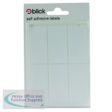 Blick White 42 Labels in Bags 25x50mm (840 Pack) RS001959