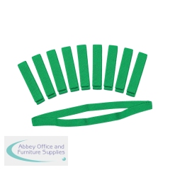 Pre Sport Team Bands PP Tape Green (Pack of 10) EDB021G