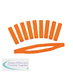 Pre Sport Team Bands PP Tape Orange (Pack of 10) EDB021O
