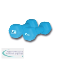 Urban Fitness Neoprene Dumbbell 2kg Sky Blue (Pack of 2) UFW033