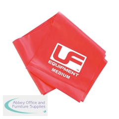 Urban Fitness Medium Resistance Band Red UFA193M