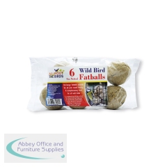 All About the Birds Wild Bird Fat Balls Un-netted x6 (Pack of 20) 390485