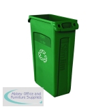 Rubbermaid Slim Jim Vented Container 87L Green FG354007GRN