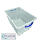 Really Useful 96 Litre Base Only Clear  96C