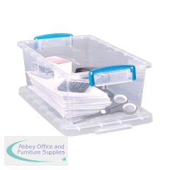 Really Useful Storage Box 5.3 Litre Clear (Pack of 3) 5.3C-PK3