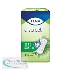 TENA Discreet Normal Incontinence Pads (Pack of 12) 33941