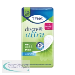 TENA Discreet Ultra Mini Incontinence Pads (Pack of 20) 33940