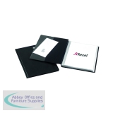 Rexel Nyrex Slimview Display Book 50 Pocket A4 Black 10048BK