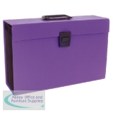 Rexel JOY Perfect Purple Expanding Box File 2104020