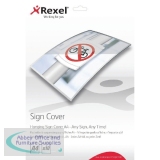 Rexel Hanging Sign A4 Cover (10 Pack) 2104253