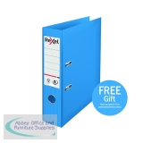 Rexel Choices 75mm Lever Arch File Polypropylene A4 Blue 2115503
